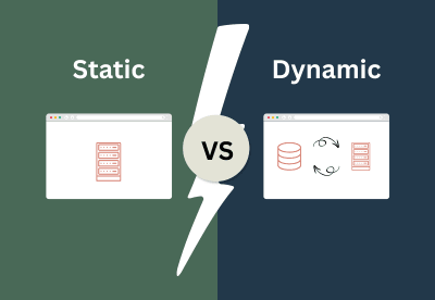 The difference between Static and Dynamic websites?